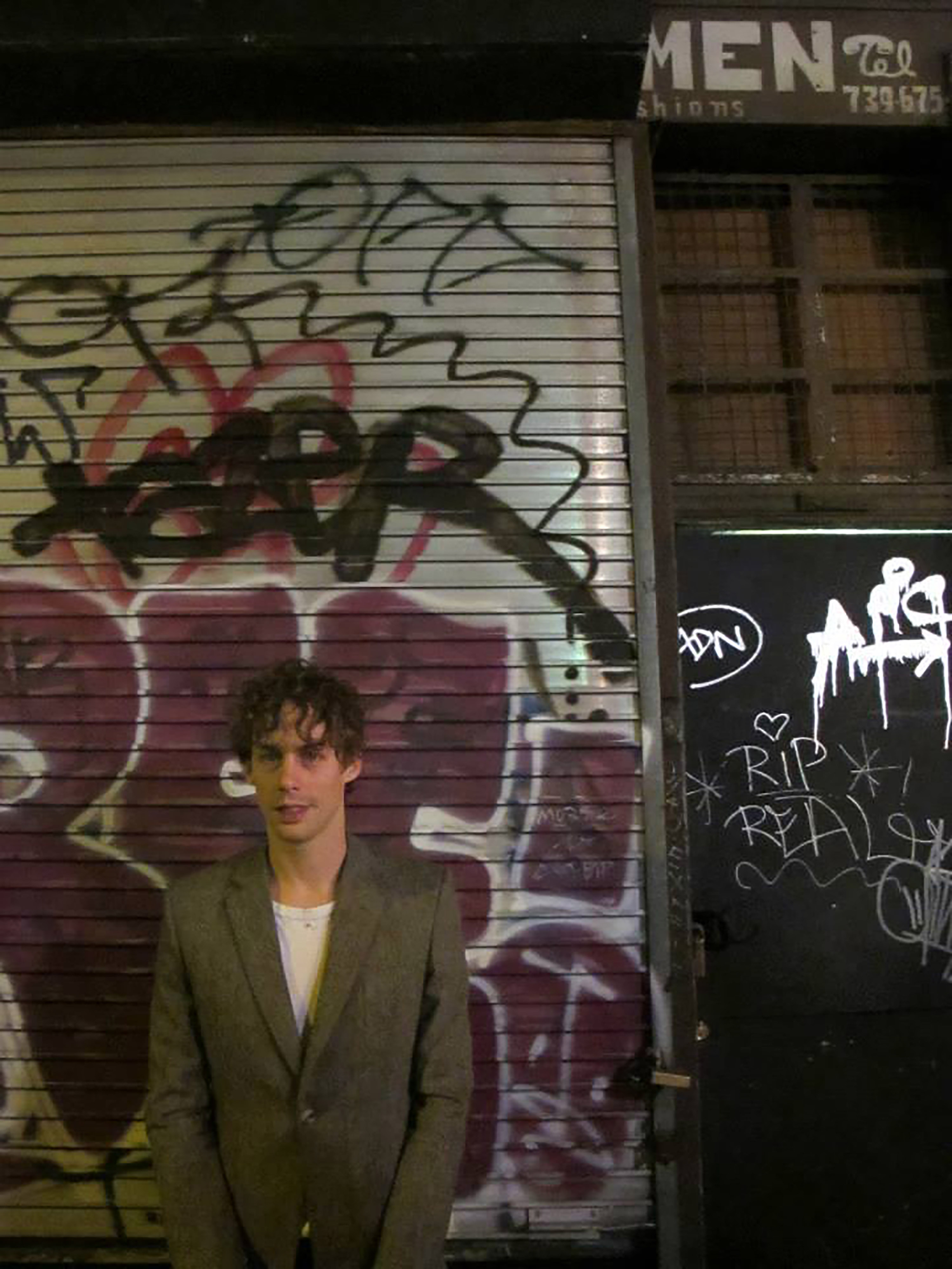 Johnny Borrell on location